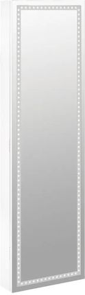 Zakito Home Szafka Na Biżuterię Z Lustrem Led 31,5X9X106Cm Biały (ZH353253) - zdjęcie 2