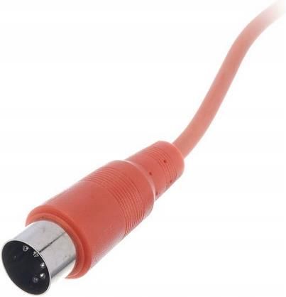 Kabel przewód audio sygnałowy MIDI Din 5 pin 1 m the sssnake SK366-1-OR - zdjęcie 3