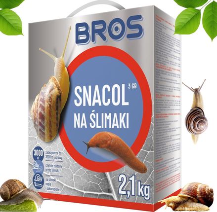 Bros Snacol 3Gb Zwalcza Ślimaki 2,1Kg