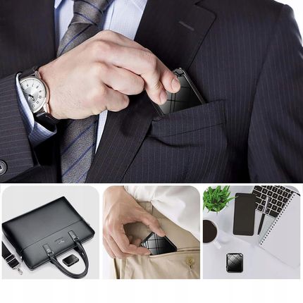 Bedee Dyktafon Mini Mały Szpiegowski 16Gb Usb Rejestrator Podsłuch - zdjęcie 6