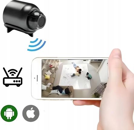 Ruffberg Mini Kamera Wi-Fi Full Hd Do Monitoringu Domu Podgląd Na Żywo Szpiegowska - zdjęcie 6