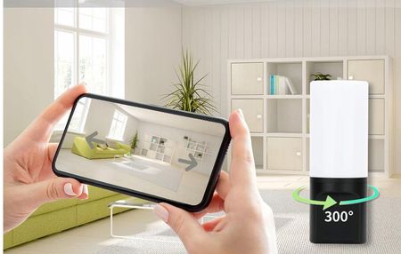 Ineotronic Lampka Ukryta Mini Kamera Szpiegowska Wifi Tryb Nocny Szeroki Kąt 145° Tuya - zdjęcie 3