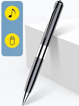 Kopier Pendrive Długopis Dyktafon Szpiegowski 32Gb Mini 15H Hq Podsłuch Detekcja - zdjęcie 2