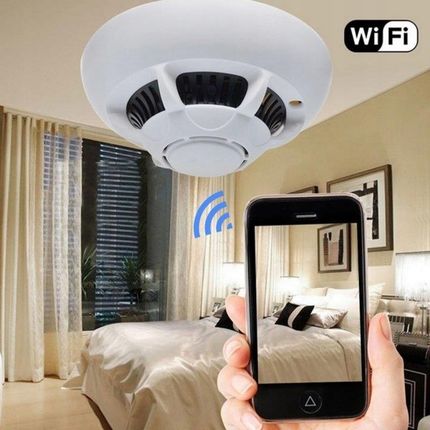 Ruffberg Kamera Szpiegowska Wifi Fhd Ukryta W Czujniku Dymu Detekcja Ruchu Podgląd - zdjęcie 6