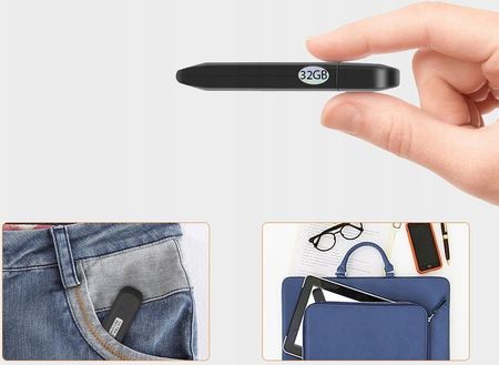 Ruffberg Pendrive Szpiegowski Usb Z Dyktafonem 32Gb – Dyskretny Podsłuch - zdjęcie 4