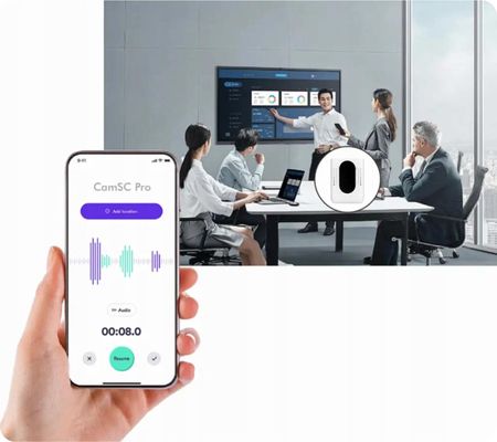 Spreest Dyktafon Szpiegowski Wifi Podsłuch Aplikacja Zdalny Mini Mały - zdjęcie 2