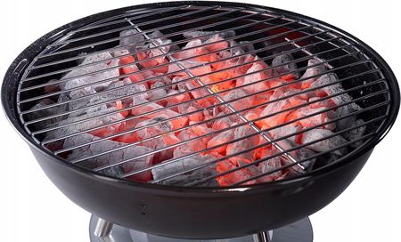 Grill Węglowy Martom Na Brykiet Ogrodowy Okrągły Z Pokrywą Przenośny Popie Tg71417 - zdjęcie 2
