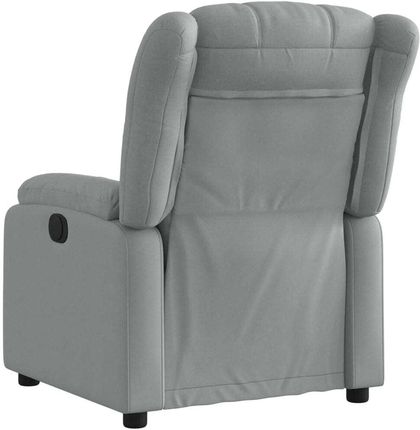 Dkd Home Decor Fotel Relax Jasnoszary Materiał (459373574) - zdjęcie 2