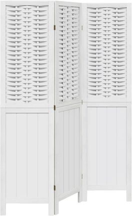 Dkd Home Decor 3-Częściowy Rozdzielacz Do Pokoju Biały Z Litego Drewna Paulownia (459358717) - zdjęcie 2