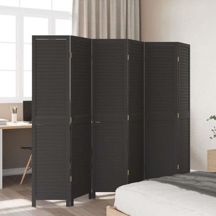 Dkd Home Decor 6-Częściowy Czarny Ekran Z Litego Drewna Paulownia (459358858) - zdjęcie 2