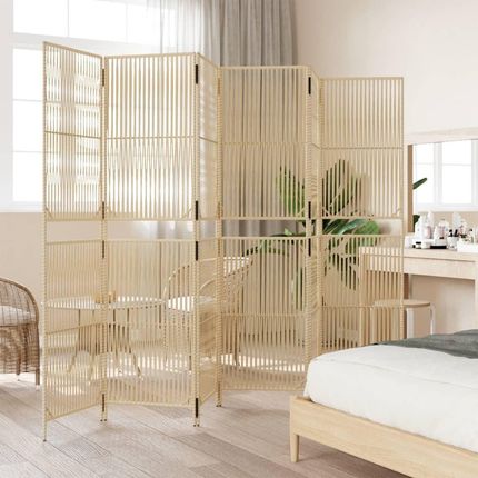 Dkd Home Decor Paravent 6-Tlg. Beige Poly Rattan (459365387) - zdjęcie 2