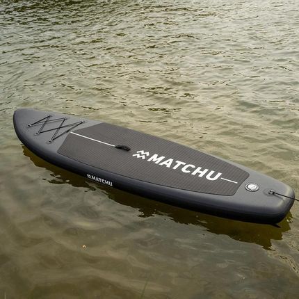 Matchu Sports Stand Up Paddle Wood Mandala Nadmuchiwana Deska Sup 320X81X15Cm Brązowe - zdjęcie 2