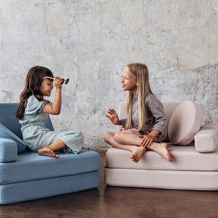 Shappy Fotel Modułowy Gładki Delikatny Beż - zdjęcie 5