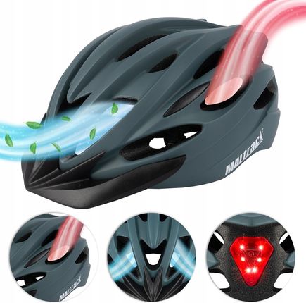 Maltrack Kask Rowerowy Rapid Lampa Re Nd21_111365 - zdjęcie 2