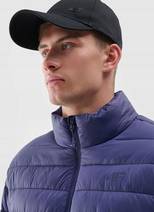 Męska pikowana kurtka 4F granatowa sportowa puchowa r XL - zdjęcie 2