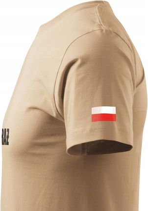 Koszulka Strażacka Osp Straż Pożarna Flaga Nazwa Jednostki Na Ramieniu S - zdjęcie 4