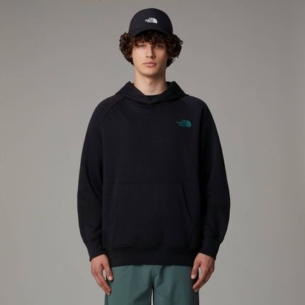 Bluza z kapturem męska The North Face RAGLAN BOX NSE TAILGRID INFILL czarna NF0A8C4X943 - zdjęcie 2