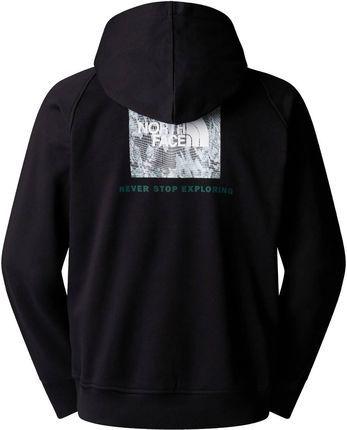 Bluza z kapturem męska The North Face RAGLAN BOX NSE TAILGRID INFILL czarna NF0A8C4X943 - zdjęcie 3