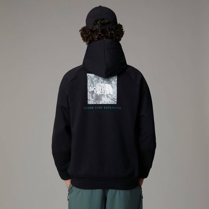 Bluza z kapturem męska The North Face RAGLAN BOX NSE TAILGRID INFILL czarna NF0A8C4X943 - zdjęcie 3