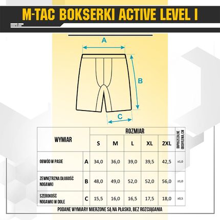 BOKSERKI ACTIVE LEVEL I M M-TAC - zdjęcie 4