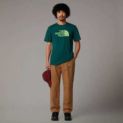 Koszulka męska The North Face S/S EASY zielona NF0A8A6CA6O - zdjęcie 3