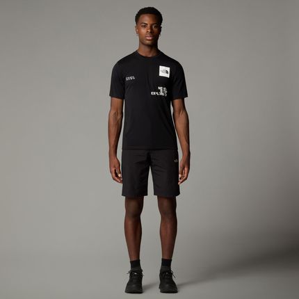 Koszulka treningowa męska The North Face MOUNTAIN FOUNDATION czarna NF0A8BQXJK3 - zdjęcie 3