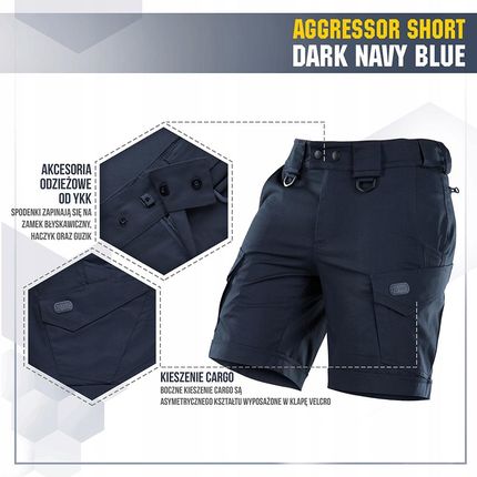 SPODENKI AGGRESSOR SHORT XL M-TAC - zdjęcie 2