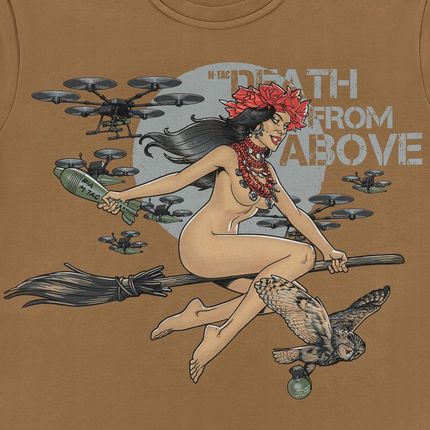 KOSZULKA DEATH FROM ABOVE COYOTE BROWN L L M-TAC - zdjęcie 2