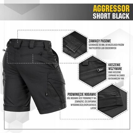 SPODENKI AGGRESSOR SHORT L M-TAC - zdjęcie 2