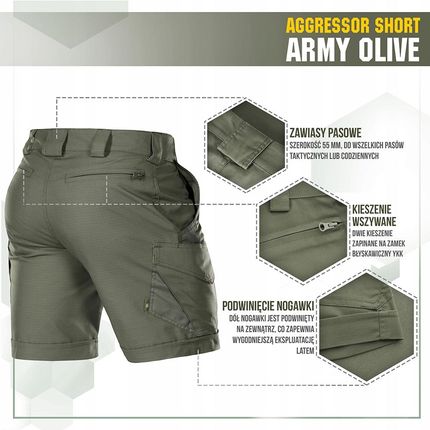SPODENKI AGGRESSOR SHORT XL M-TAC - zdjęcie 2