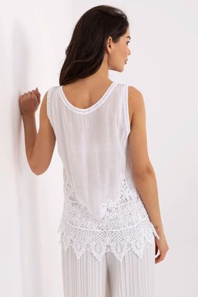 Bluzka Model MI-BZ-9005.69 White - Italy Moda - zdjęcie 2