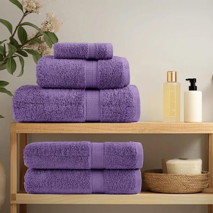 Zakito Home Ręczniki Bawełniane Solund Fioletowe 50X100Cm (ZH137355) - zdjęcie 4