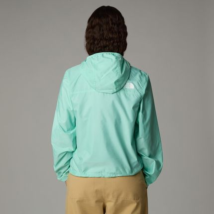 Kurtka z kapturem damska The North Face CYCLONE WND zielona NF0A8B6G6EI - zdjęcie 3