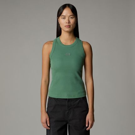 Tank top damski The North Face SLIM zielony NF0A8BVTHCH - zdjęcie 2