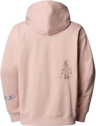 Bluza z kapturem damska The North Face MOUNTAIN CLEANUP OVER różowa NF0A8C2VLK6 - zdjęcie 3