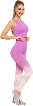 Legginsy Sportowe Damskie Wysoki Stan Push-Up Kryjące na Siłownię MORAJ XL - zdjęcie 3