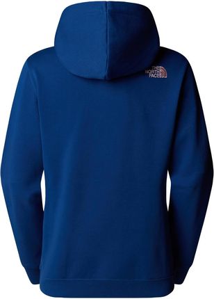 Bluza z kapturem damska The North Face DREW PEAK niebieska NF0A89EHB4O - zdjęcie 2