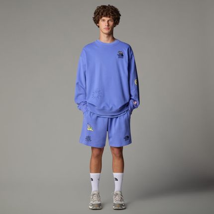 Bluza damska The North Face MOUNTAIN CLEANUP OVER fioletowa NF0A8C2U0YI - zdjęcie 3