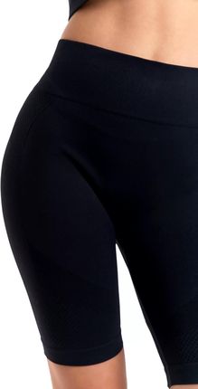 LEGGINSY DAMSKIE Krótkie Kolarki Bezszwowe Push-Up Wysoki Stan MORAJ M - zdjęcie 3