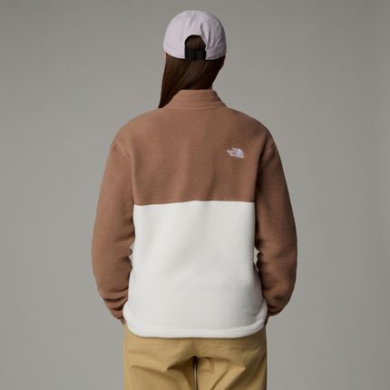 Polar damski The North Face YUMIORI beżowy NF0A88425K9 - zdjęcie 3