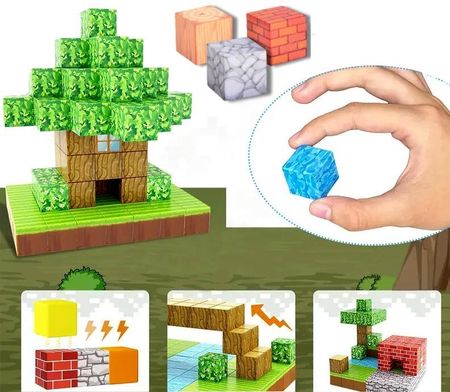 Doris Klocki Magnetyczne Sześciany 100El. 328221 - zdjęcie 2