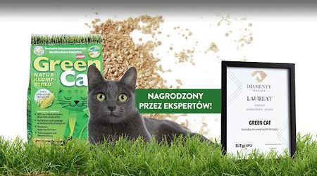 Green Cat Żwirek Kukurydziany Dla Kota 24L Żwirek Zbrylający Drobnoziarnisty - zdjęcie 3