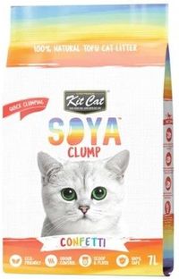Kit Cat Żwirek Eco Soyaclump Confetti 7L 2,5Kg - zdjęcie 3