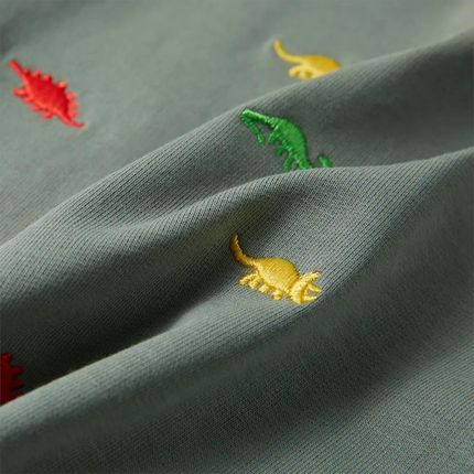 Bluza dziecięca, khaki, 104 - zdjęcie 2