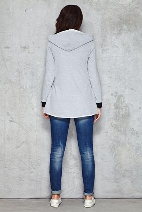 Wygodna Bluza Szary | NOWOŚĆ 2025 Casualowa Bluza Szary r.L/XL Wygodna - zdjęcie 2