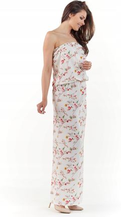 Praktyczna Sukienka Ecru | PREMIUM JAKOŚĆ Stylowy Sukienka Ecru r.L Trend - zdjęcie 4
