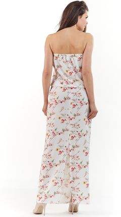 Praktyczna Sukienka Ecru | PREMIUM JAKOŚĆ Stylowy Sukienka Ecru r.L Trend - zdjęcie 6