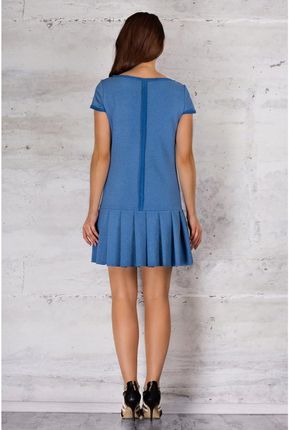 Letnia Sukienka Niebieski | MUST HAVE Uniwersalna Sukienka Niebieski r.XL W - zdjęcie 2