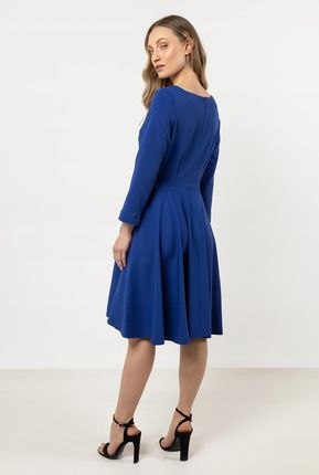 Modna Sukienka Niebieski | MODNY KRÓJ 2025 Wygodna Sukienka Niebieski r.XL - zdjęcie 3