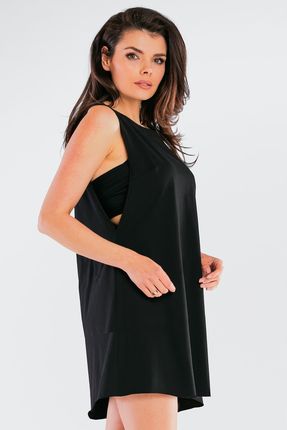 Stylowa Sukienka Czarny | MUST HAVE Letnia Sukienka Czarny Na Codzień r.S - zdjęcie 5
